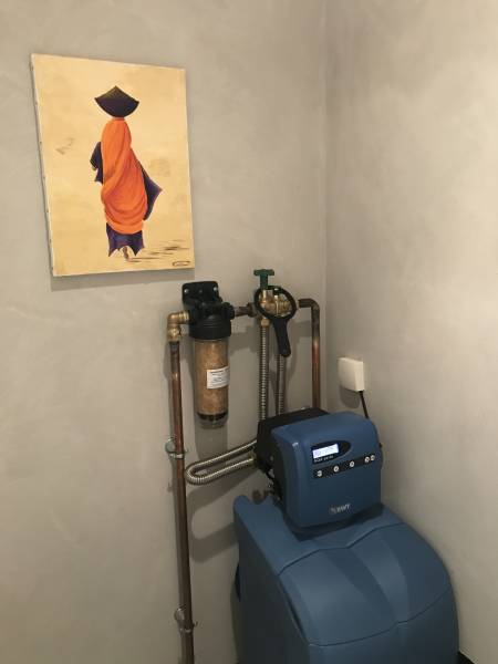 Installation d'un adoucisseur d'eau BWT Permo sur la commune de Neuville sur Saône
