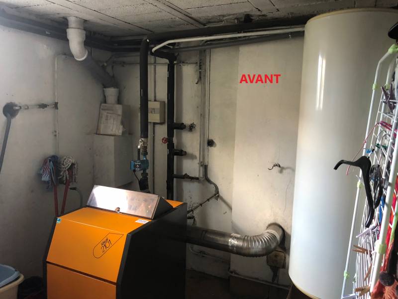 Installation d'une chaudière gaz à condensation Frisquet sur la commune de MIONNAY (AIN-01)